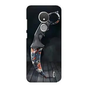 Чехол КИБЕРСПОРТ для Nokia C21 (Кинжал КС ГО)
