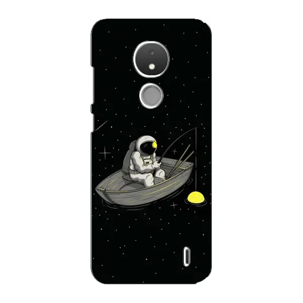 Чехол с рисунком «Космонавт на рыбалке» для Nokia C21 Чехол с рисунком «Космонавт на рыбалке» для Nokia C21