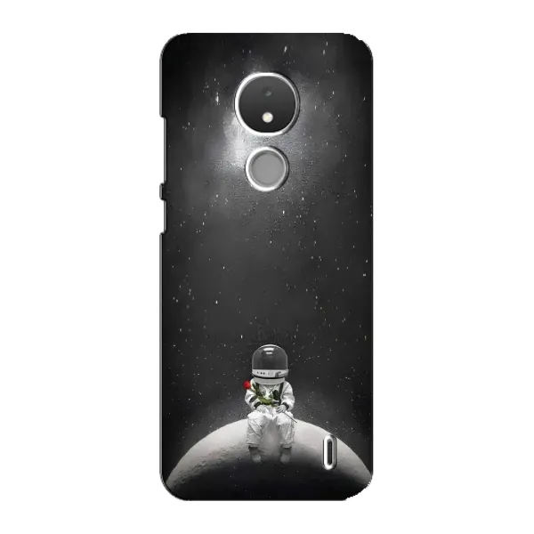 Чехол с рисунком «Космонавт романтик» для Nokia C21 Чехол с рисунком «Космонавт романтик» для Nokia C21