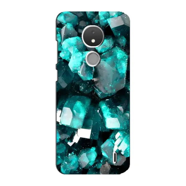 Чехол с рисунком «Кристалы» для Nokia C21