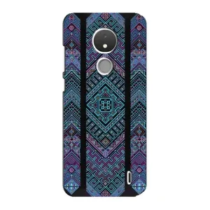 Силиконовый Чехол на Nokia C21 (Крутой орнамент)