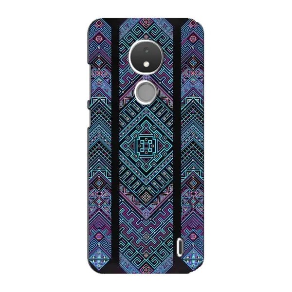 Чехол с рисунком «Крутой орнамент» для Nokia C21 Чехол с рисунком «Крутой орнамент» для Nokia C21
