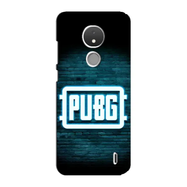 Чехол с рисунком «Лого PUBG» для Nokia C21