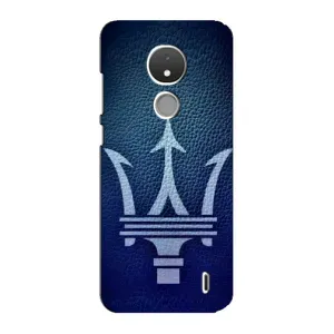 Чехлы с тематикой "Крутые машины" на Nokia C21 (Лого Maserati)