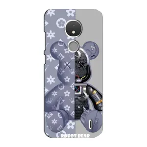 Силіконовий чохол для Nokia C21 (Ведмідь Louis Vuitton)