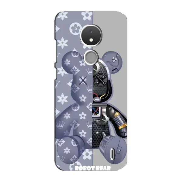 Чехол с рисунком «Медведь Louis Vuitton» для Nokia C21
