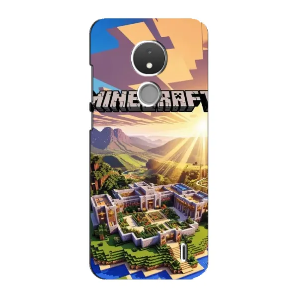 Чохол з малюнком «MINECRAFT» для Nokia C21