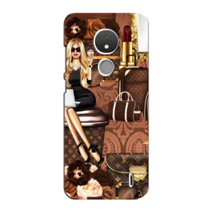 Чохол Стиль Louis Vuitton на Nokia C21 (Мода Луі Віттон)
