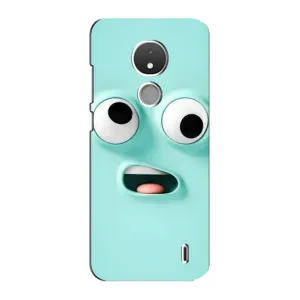 Чохли (ТПУ) (смішні стікери) для Nokia C21 (Кумедне м'ятне обличчя)