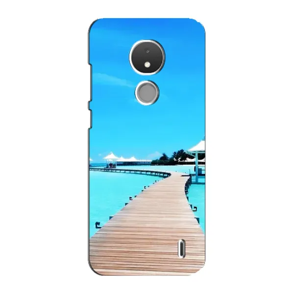 Чехол с рисунком «Набережная» для Nokia C21