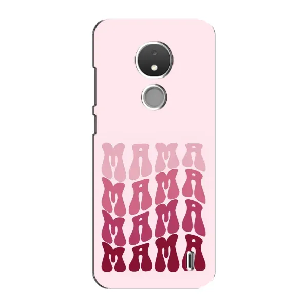 Чохол з малюнком «Напис мама» для Nokia C21 Чохол з малюнком «Напис мама» для Nokia C21