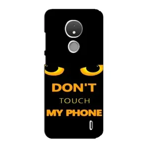 Чохол з Прикольним Принтом на Nokia C21 (Не чіпай мій телефон)