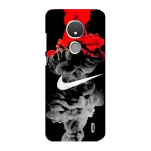 Силіконовый Чохол на Nokia C21 з картинкою НАЙК (Nike дим)