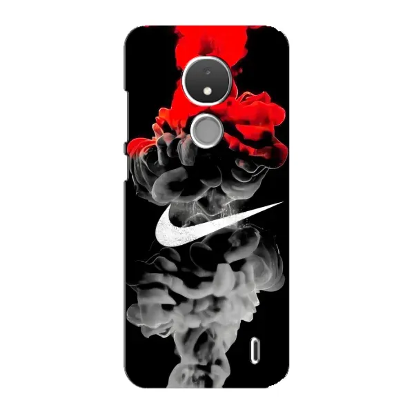 Чехол с рисунком «Nike дым» для Nokia C21 Чехол с рисунком «Nike дым» для Nokia C21