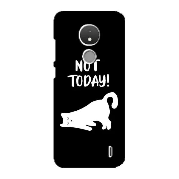 Чехол с рисунком «Not Today» для Nokia C21 Чехол с рисунком «Not Today» для Nokia C21