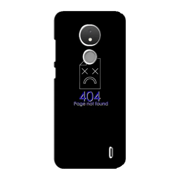 Чехол с рисунком «Ошибка 404» для Nokia C21
