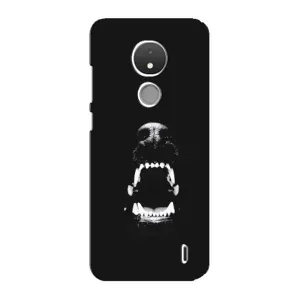 Чехол ДОБЕРМАН для Nokia C21 (Пасть добермана)