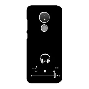 Чохол з картинками на чорному фоні для Nokia C21 (Плеєр)