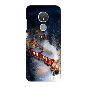Силіконовий бампер на різдво для Nokia C21 (Потяг)
