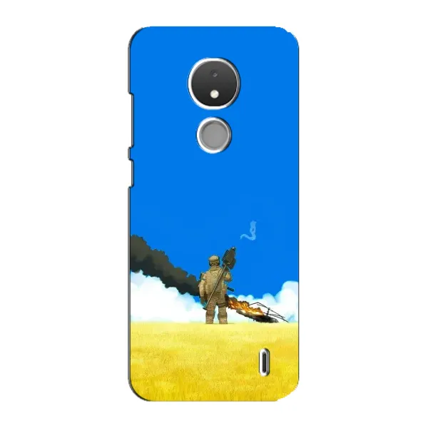 Чехол с рисунком «Попадание» для Nokia C21