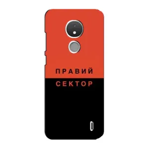 Чехлы УПА (Красно-Чёрный) на Nokia C21 (Правый Серктор)