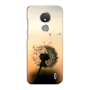 Силиконовый Чехол с одуванчиками на Nokia C21 (Роздумаханый одуванчик)