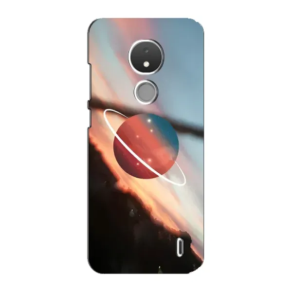Чехол с рисунком «Сатурн» для Nokia C21 Чехол с рисунком «Сатурн» для Nokia C21