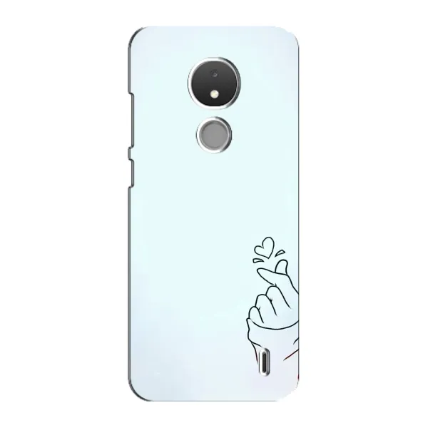 Чехол с рисунком «Сердце на голубом» для Nokia C21