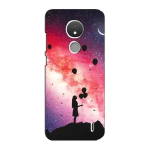 Силиконовые Чехлы Любимому человеку для Nokia C21 (Шарики в небе)