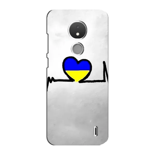 Чехол с рисунком «Украинская кардиограмма» для Nokia C21