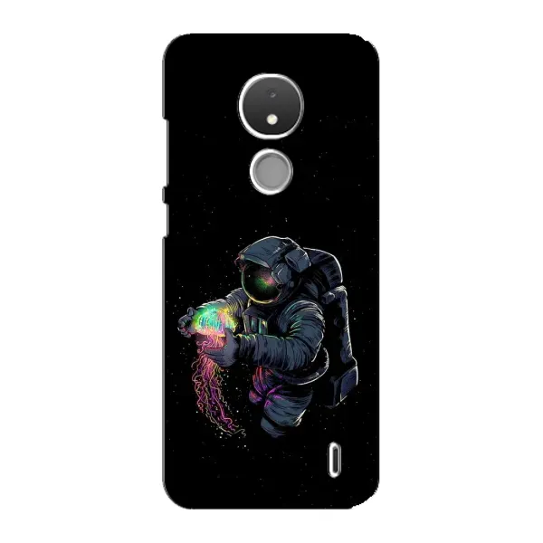Чехол с рисунком «В руках земля» для Nokia C21 Чехол с рисунком «В руках земля» для Nokia C21