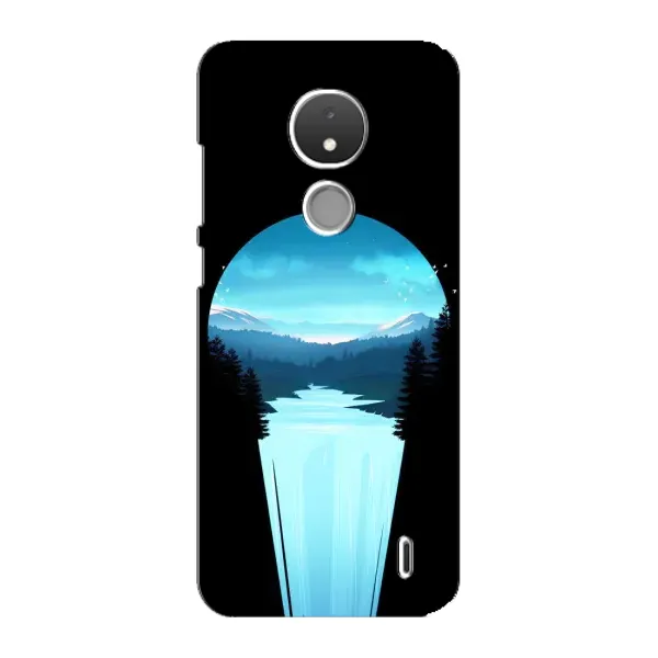 Чехол с рисунком «Синий Водопад» для Nokia C21