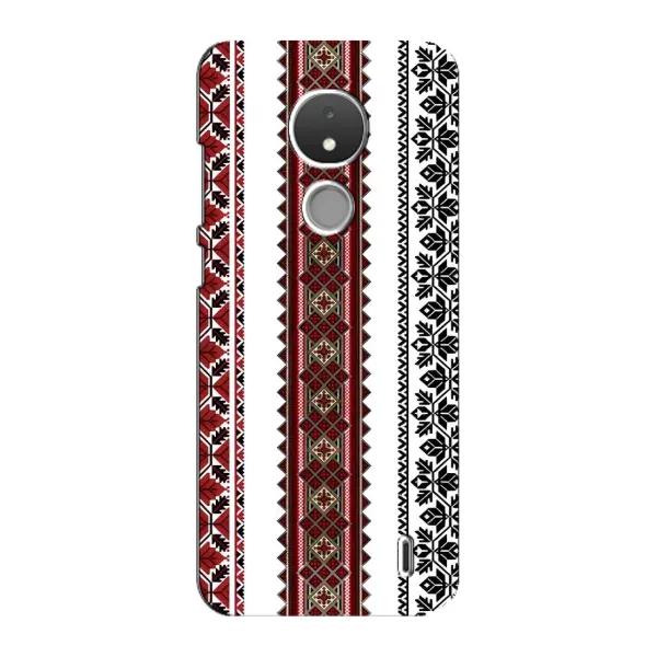 Чехол с рисунком «Вышиваночки» для Nokia C21 Чехол с рисунком «Вышиваночки» для Nokia C21