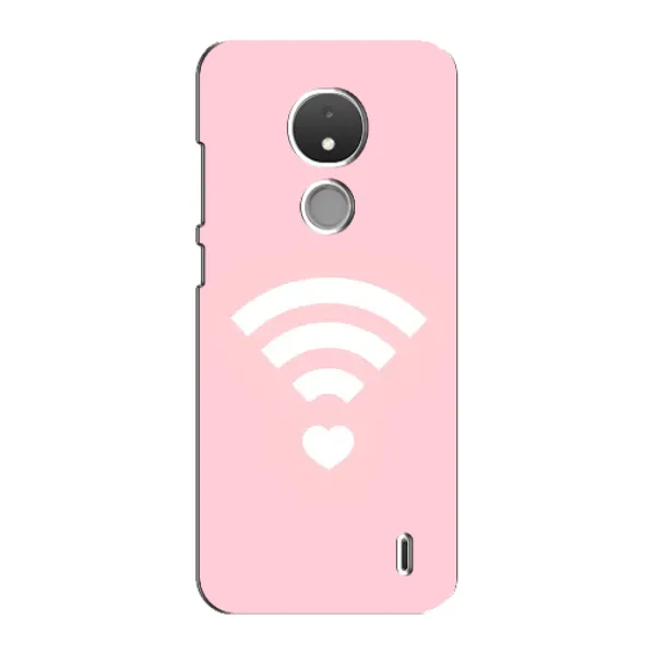 Чехол с рисунком «WiFi Love» для Nokia C21 Чехол с рисунком «WiFi Love» для Nokia C21