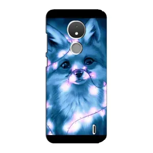 Чехол с Лисичкой для Nokia C21 (Яркая Лиса)