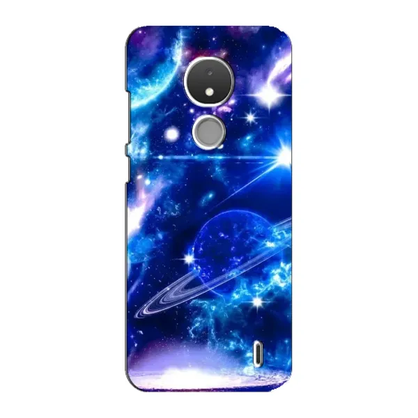 Чехол с рисунком «Яркий космос» для Nokia C21