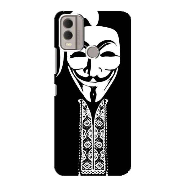 Чехол с рисунком «Анонимус» для Nokia C22