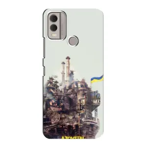 Чехлы на военную тематику для Nokia C22 (Азовсталь)