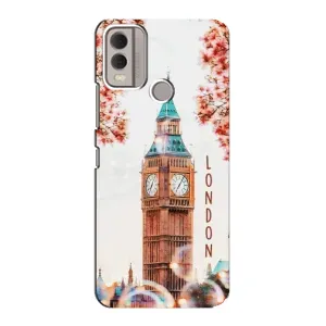 Чехол с рисунком «Часы Лондон» для Nokia C22
