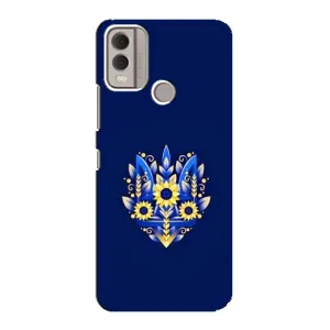 Чехол Укр Символика для Nokia C22 (Цветущий Герб)