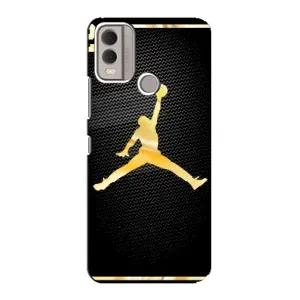 Силиконовый Чехол Nike Air Jordan на Нокиа С22 (Джордан 23)