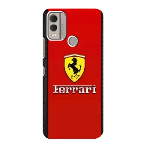 Силиконовый бампер с картинкой машины на Nokia C22 (Ferrari Logo)
