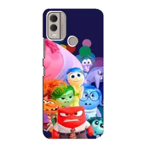 Чехол Головоломка для Nokia C22 - (AlphaPrint) (Герои головоломки)
