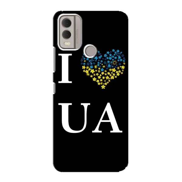 Чехол с рисунком «I Love UA» для Nokia C22 Чехол с рисунком «I Love UA» для Nokia C22