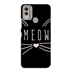 Бампер с изображением Котиков для Нокиа С22 (КОТИК MEOW)