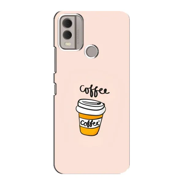 Чехол с рисунком «Кружка кофе» для Nokia C22 Чехол с рисунком «Кружка кофе» для Nokia C22