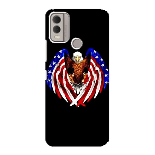 Чехол с рисунком «Крылья США» для Nokia C22