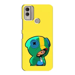 Чехол Бравл Старс для Nokia C22 (Леон (LEON))