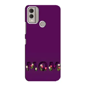 Чехол с рисунком «Мама с цветами» для Nokia C22