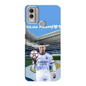Чехол (TPU) с Футболистом на Nokia C22 (Mbappe Real)